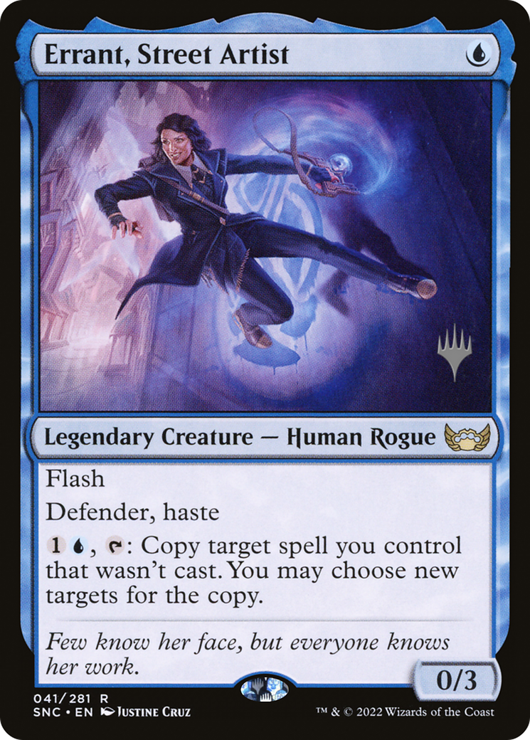 Errant, Street Artist (PPSNC-41P) [Streets of New Capenna Promos] Foil MTG Single Wizards of the Coast