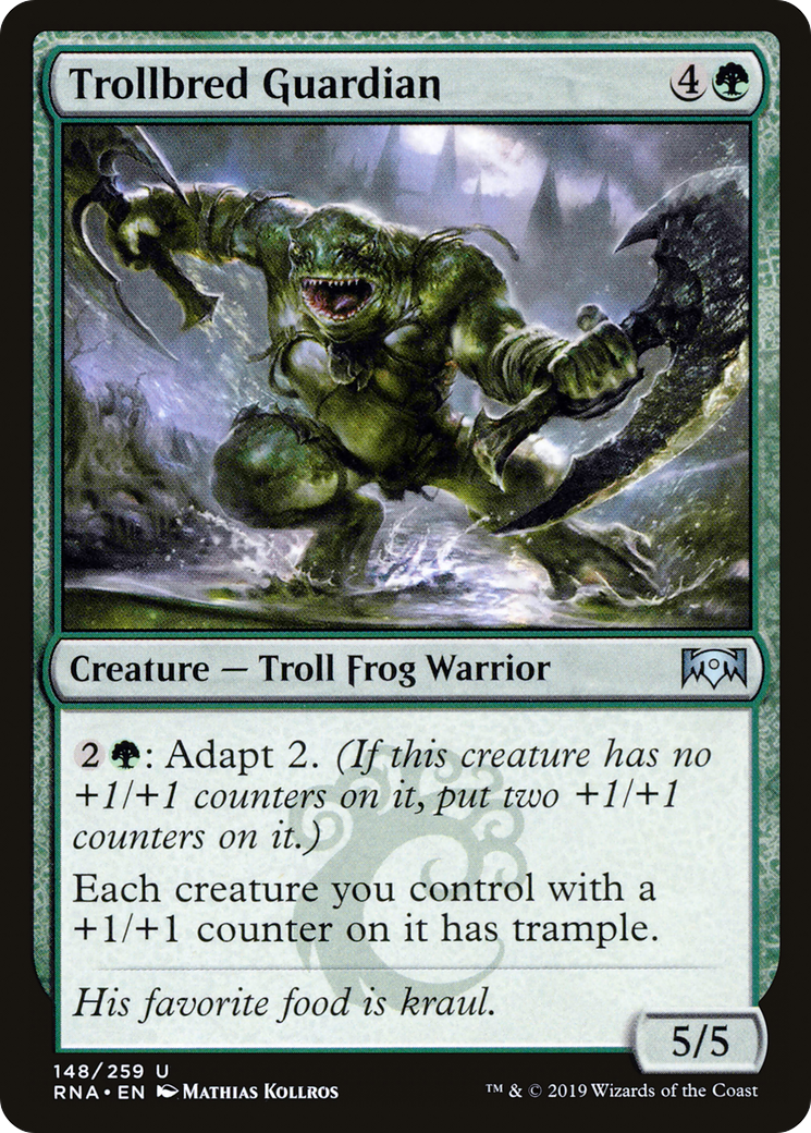 Trollbred Guardian (RNA-148) [Ravnica Allegiance] Foil MTG Single Wizards of the Coast