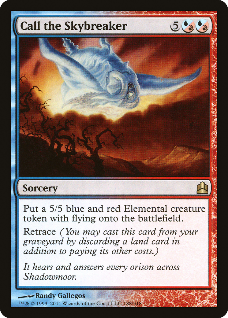 Call the Skybreaker (CMD-188) [Commander 2011] MTG Single Wizards of the Coast