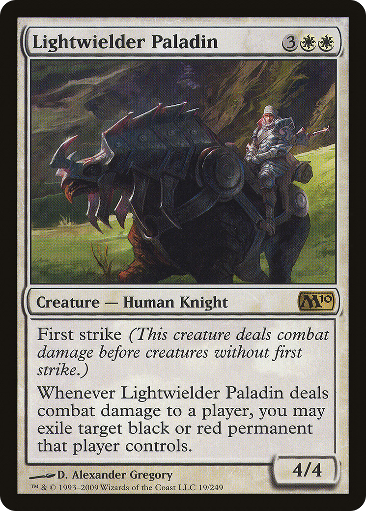 Lightwielder Paladin (M10-019) [Magic 2010] MTG Single Wizards of the Coast