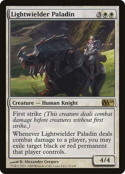 Lightwielder Paladin (M10-019) [Magic 2010] MTG Single Wizards of the Coast