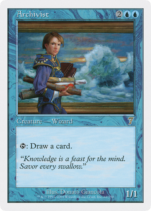 Archivist (7ED-061) [7th Edition] MTG Single Wizards of the Coast
