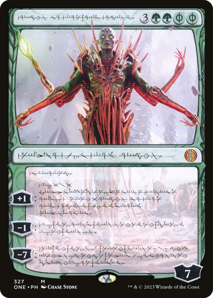 Nissa, Ascended Animist (ONE-327) [Phyrexia: All Will Be One] (Showcase) Foil MTG Single Wizards of the Coast