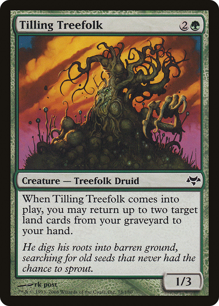 Tilling Treefolk (EVE-078) [Eventide] Foil MTG Single Wizards of the Coast