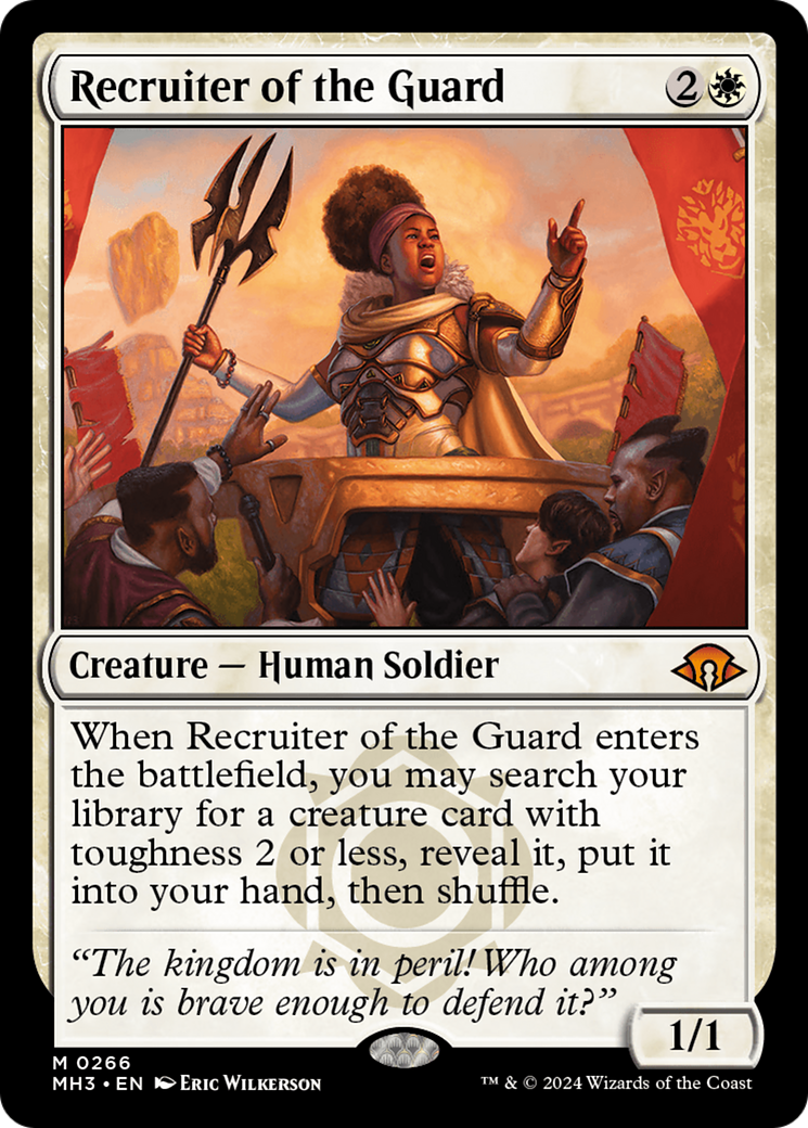 Recruiter of the Guard (MH3-266) [Modern Horizons 3] Foil MTG Single Modern Horizons 3