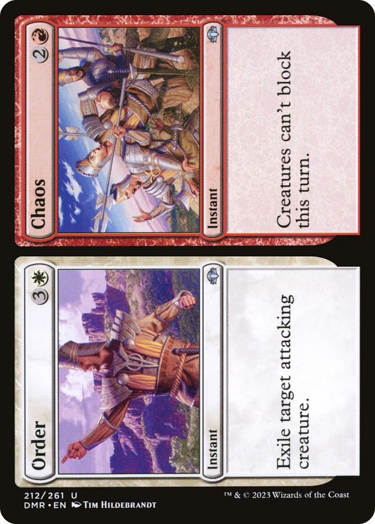 Order // Chaos (DMR-212) [Dominaria Remastered] Foil MTG Single Wizards of the Coast