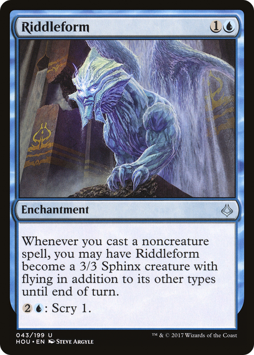 Riddleform (HOU-043) [Hour of Devastation] MTG Single Wizards of the Coast