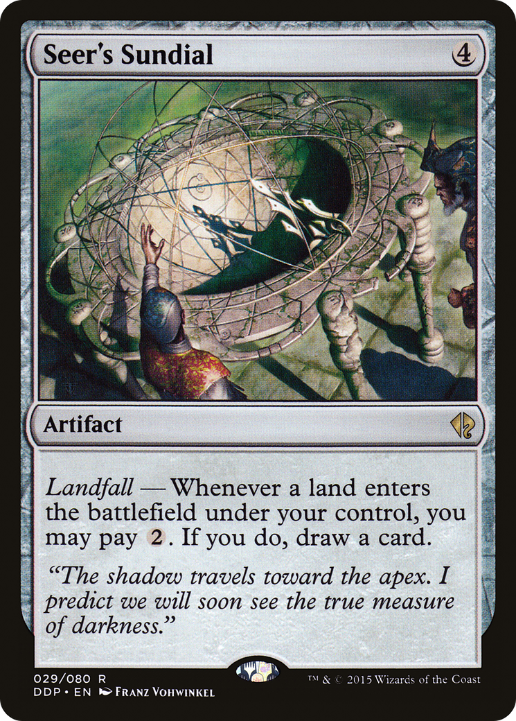 Seer's Sundial (DDP-029) [Misc] Duel Decks: Zendikar vs. Eldrazi MTG Single Wizards of the Coast
