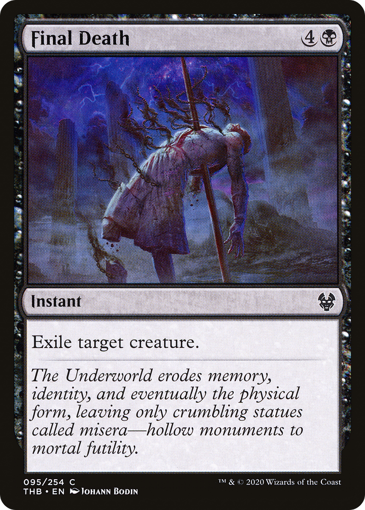 Final Death (THB-095) [Theros Beyond Death] MTG Single Wizards of the Coast
