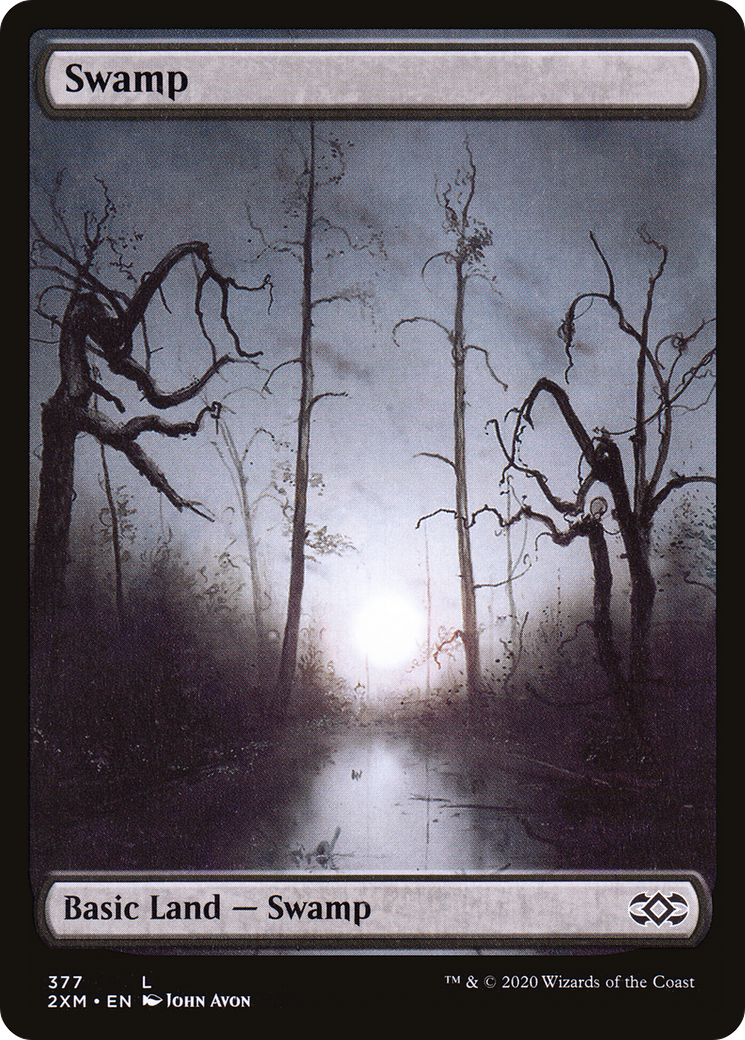 Swamp (2XM-377) [Double Masters] MTG Single Wizards of the Coast