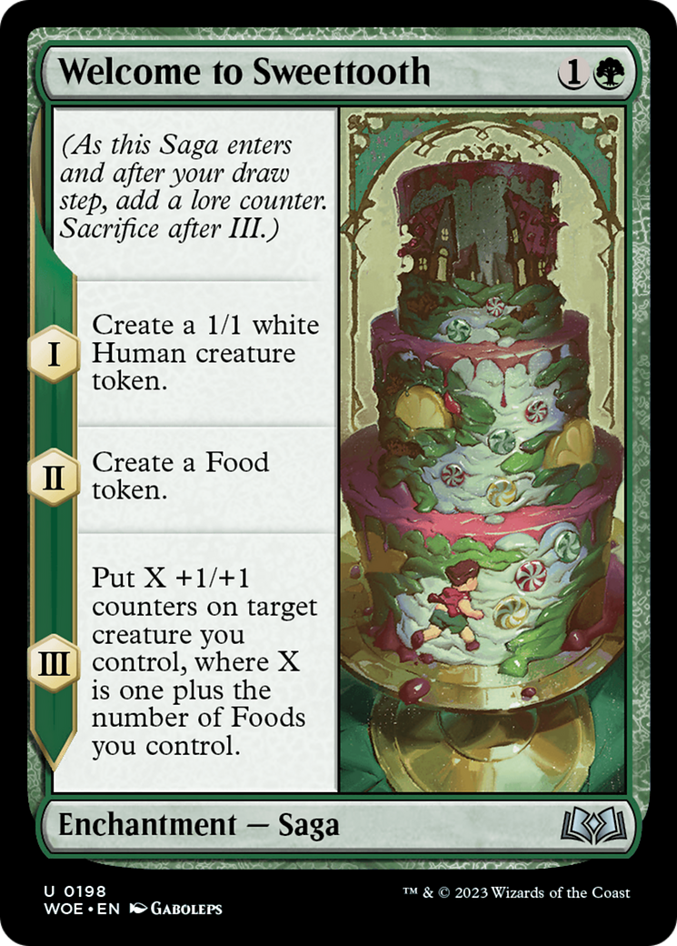 Welcome to Sweettooth (WOE-198) [Wilds of Eldraine] Foil MTG Single Wizards of the Coast