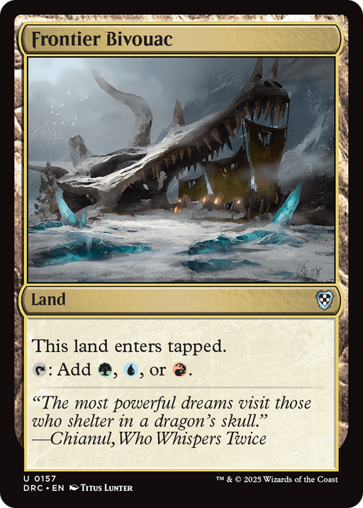 Frontier Bivouac (DRC-157) [Commander: Aetherdrift] MTG Single Wizards of the Coast