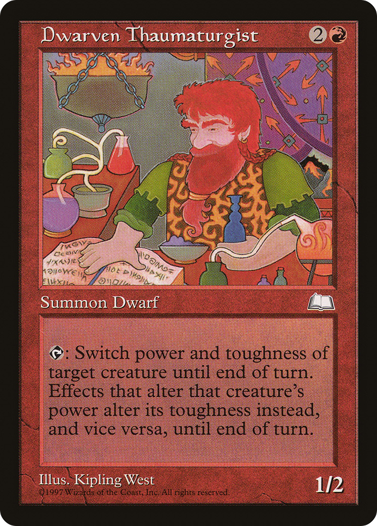 Dwarven Thaumaturgist (WTH-) [Weatherlight] MTG Single Wizards of the Coast