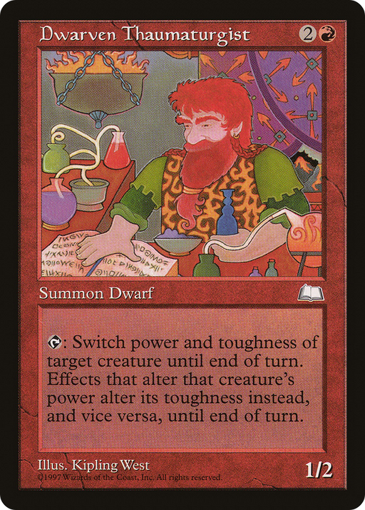 Dwarven Thaumaturgist (WTH-) [Weatherlight] MTG Single Wizards of the Coast