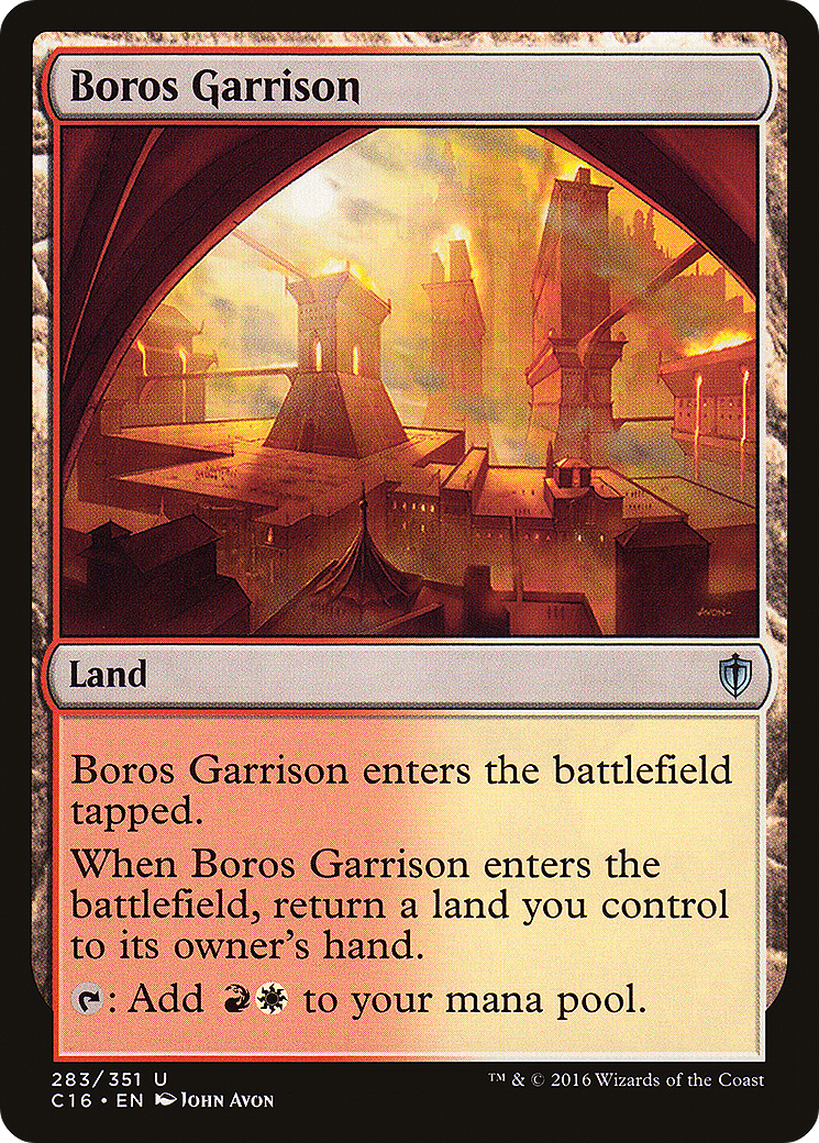 Boros Garrison (C16-283) [Commander 2016] MTG Single Wizards of the Coast