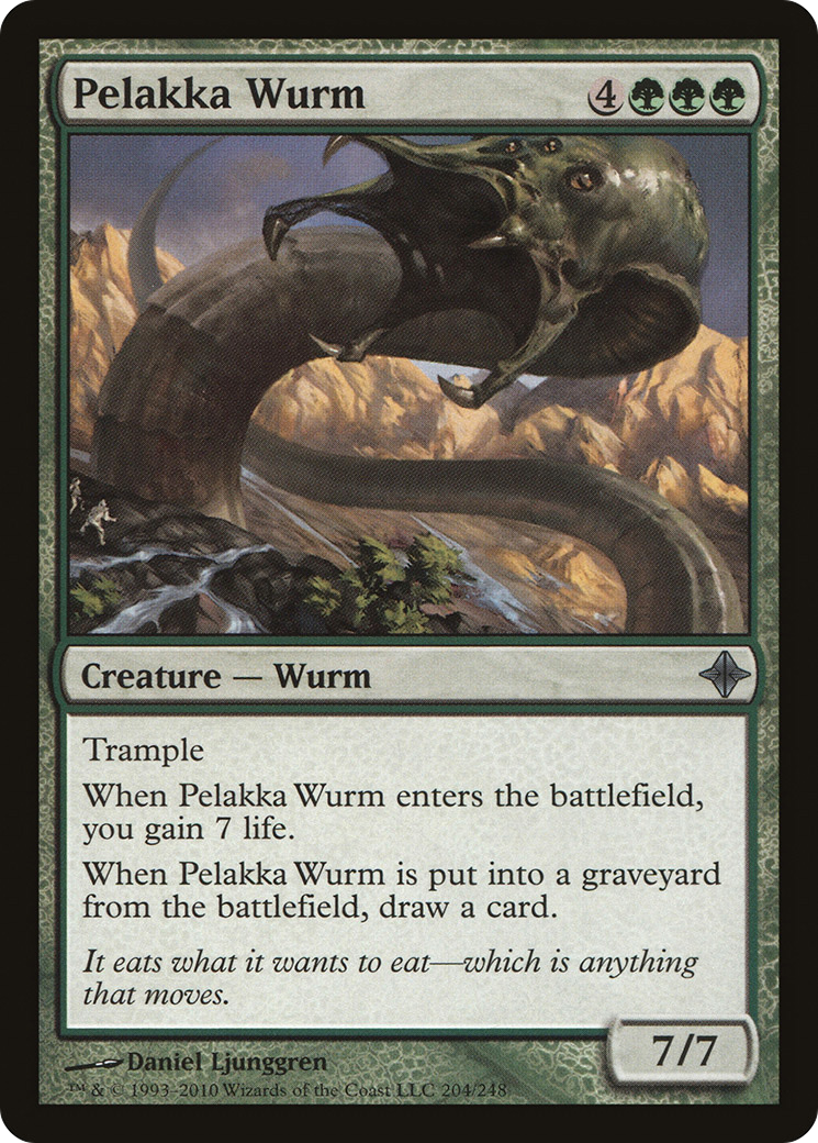 Pelakka Wurm (ROE-204) [Rise of the Eldrazi] Foil MTG Single Wizards of the Coast