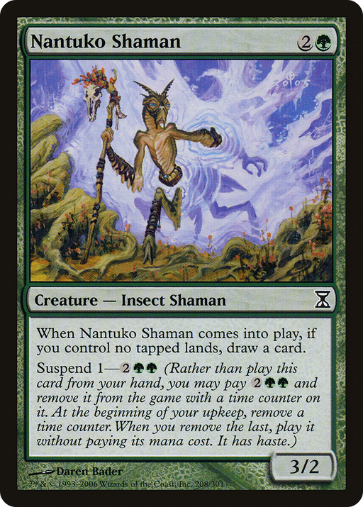 Nantuko Shaman (TSP-208) [Time Spiral] MTG Single Wizards of the Coast