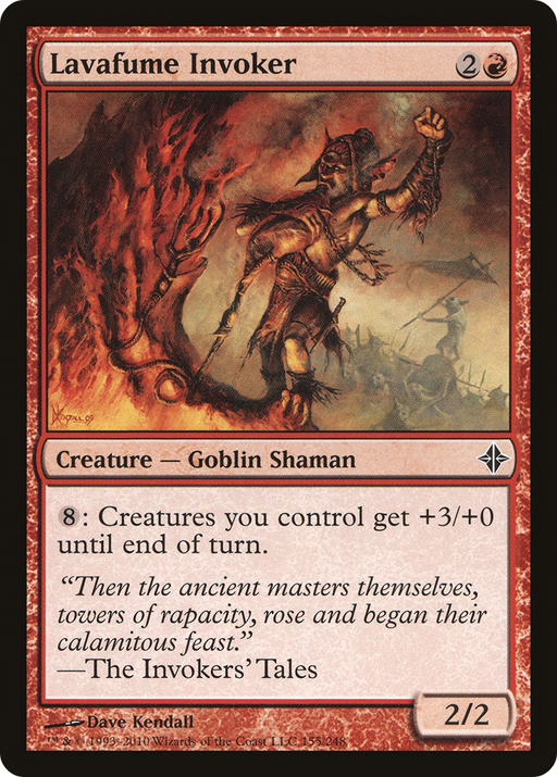 Lavafume Invoker (ROE-155) [Rise of the Eldrazi] Foil MTG Single Wizards of the Coast