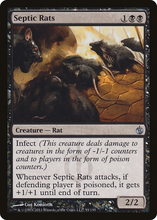 Septic Rats (MBS-055) [Mirrodin Besieged] MTG Single Wizards of the Coast