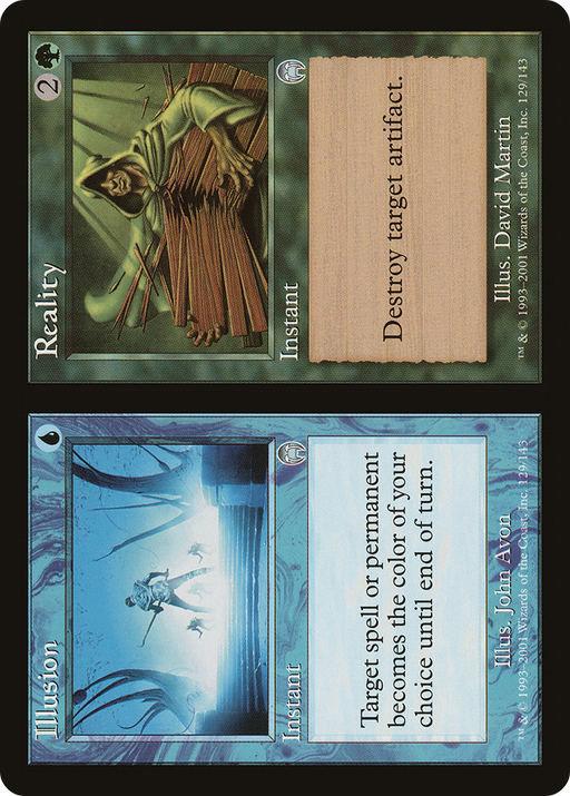Illusion // Reality (APC-129) [Apocalypse] Foil MTG Single Wizards of the Coast
