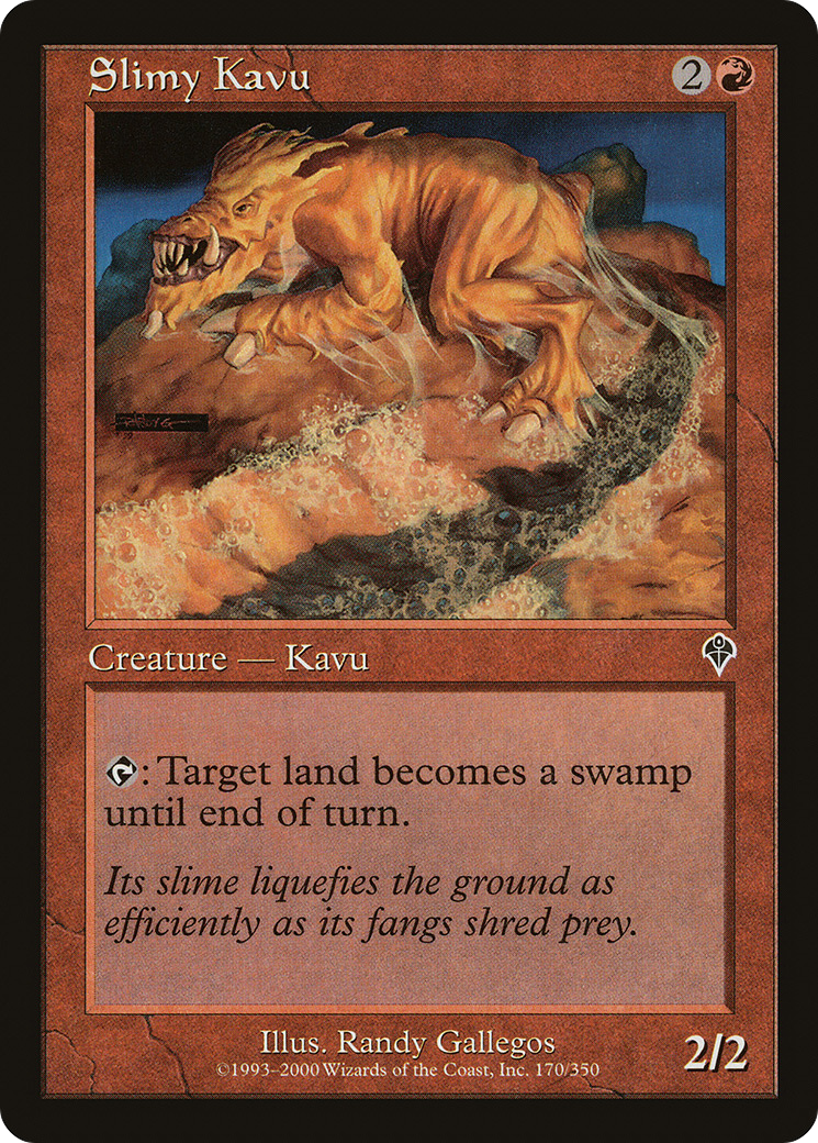 Slimy Kavu (INV-170) [Invasion] MTG Single Wizards of the Coast