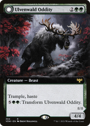 Ulvenwald Oddity (VOW-394) [Innistrad: Crimson Vow] (Extended Art) MTG Single Wizards of the Coast