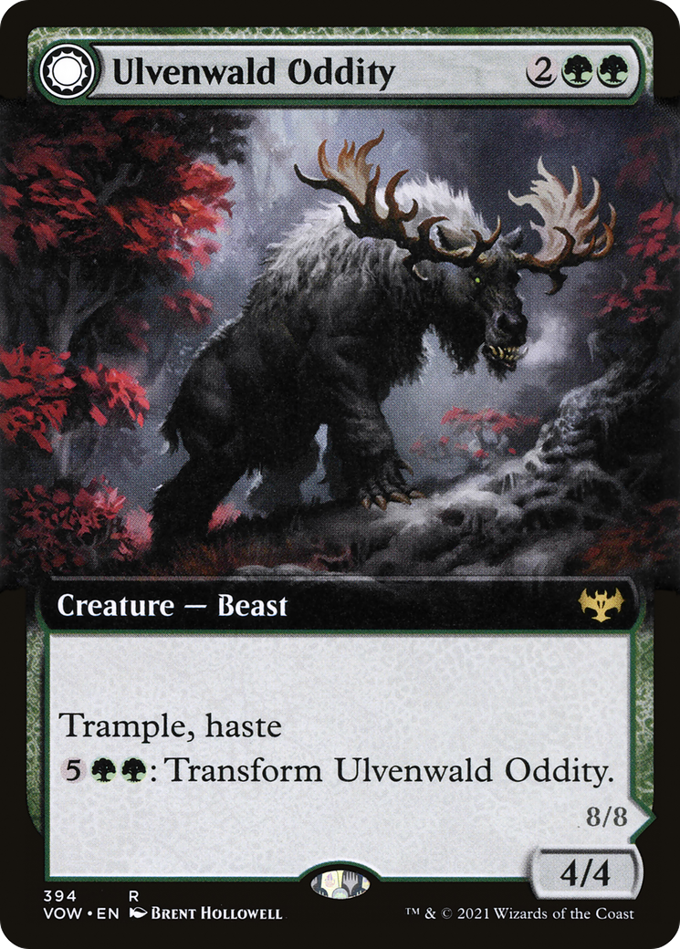 Ulvenwald Oddity (VOW-394) [Innistrad: Crimson Vow] (Extended Art) MTG Single Wizards of the Coast