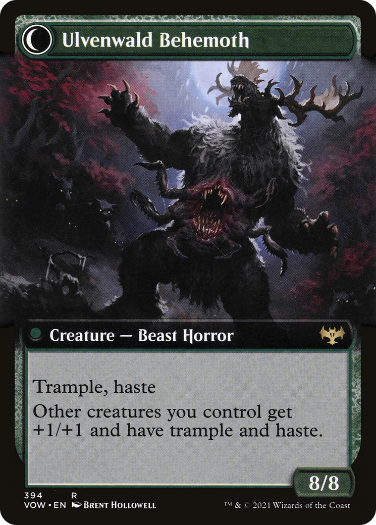 Ulvenwald Oddity (VOW-394) [Innistrad: Crimson Vow] (Extended Art) Foil MTG Single Wizards of the Coast