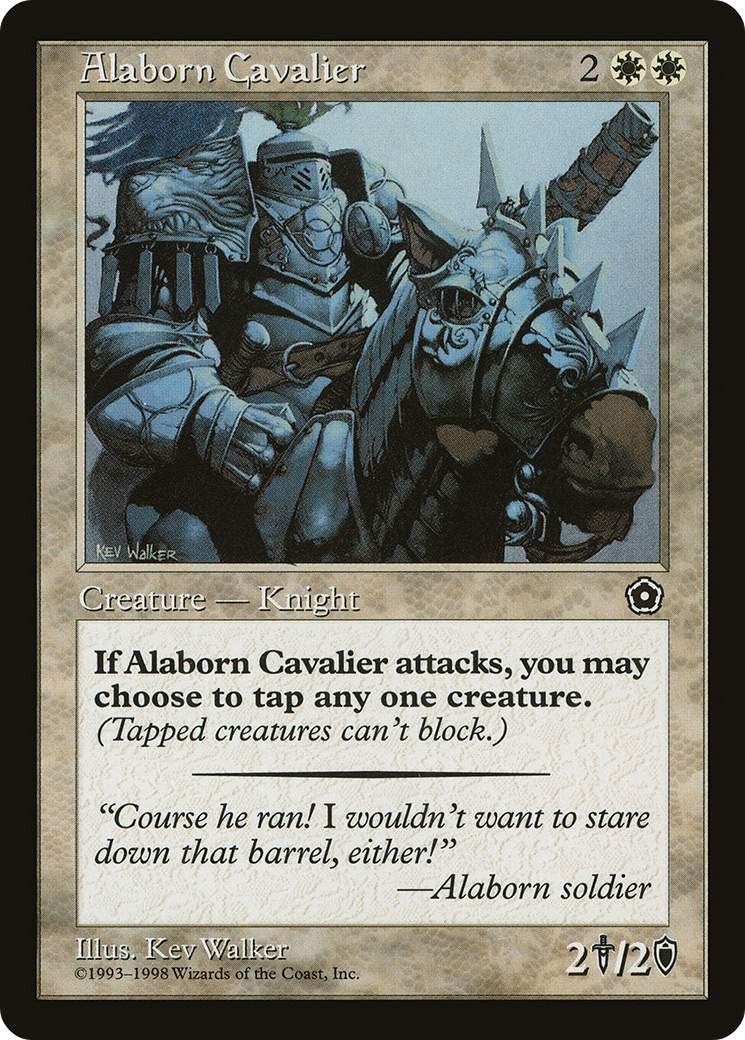 Alaborn Cavalier (P02-) [Misc] Portal Second Age MTG Single Wizards of the Coast
