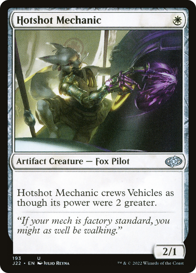 Hotshot Mechanic (J22-193) [Jumpstart 2022] MTG Single Wizards of the Coast