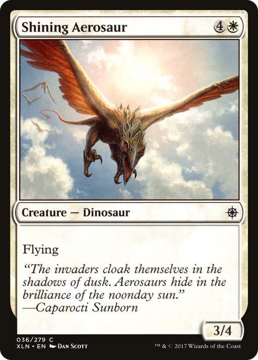 Shining Aerosaur (XLN-036) [Ixalan] MTG Single Wizards of the Coast