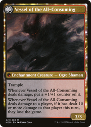Hidetsugu Consumes All (NEO-221) [Kamigawa: Neon Dynasty] Foil MTG Single Wizards of the Coast