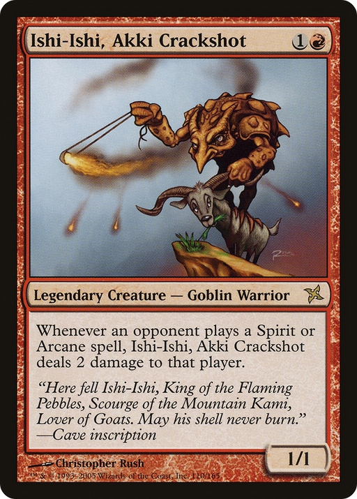 Ishi-Ishi, Akki Crackshot (BOK-110) [Betrayers of Kamigawa] MTG Single Wizards of the Coast