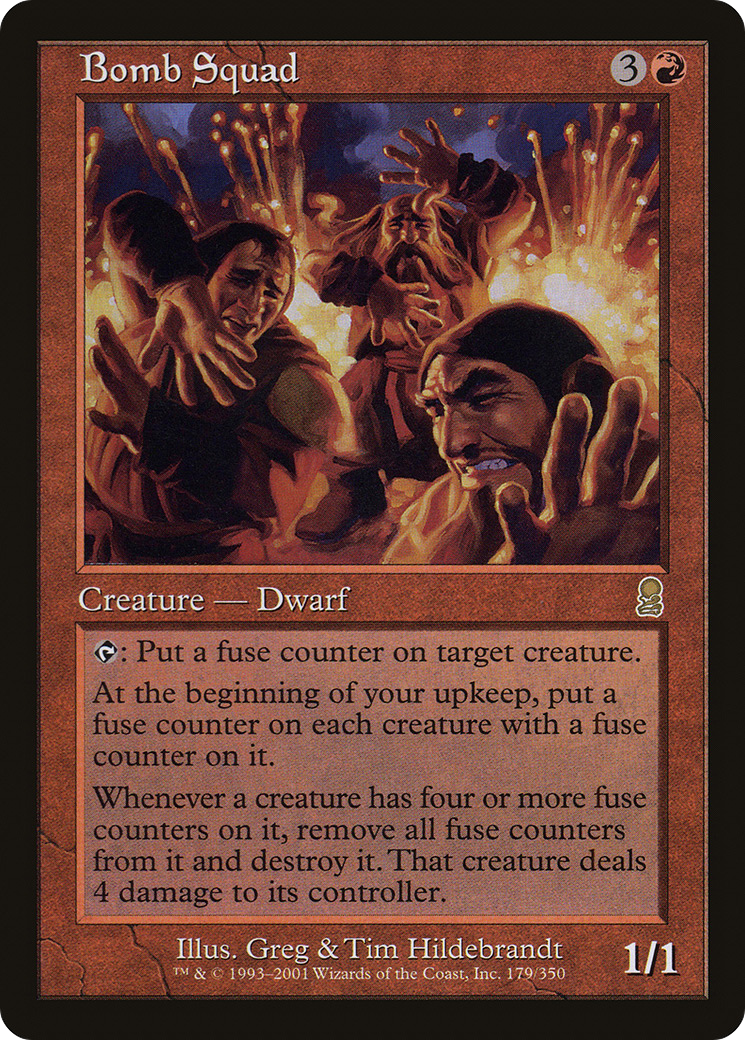 Bomb Squad (ODY-179) [Odyssey] Foil MTG Single Wizards of the Coast