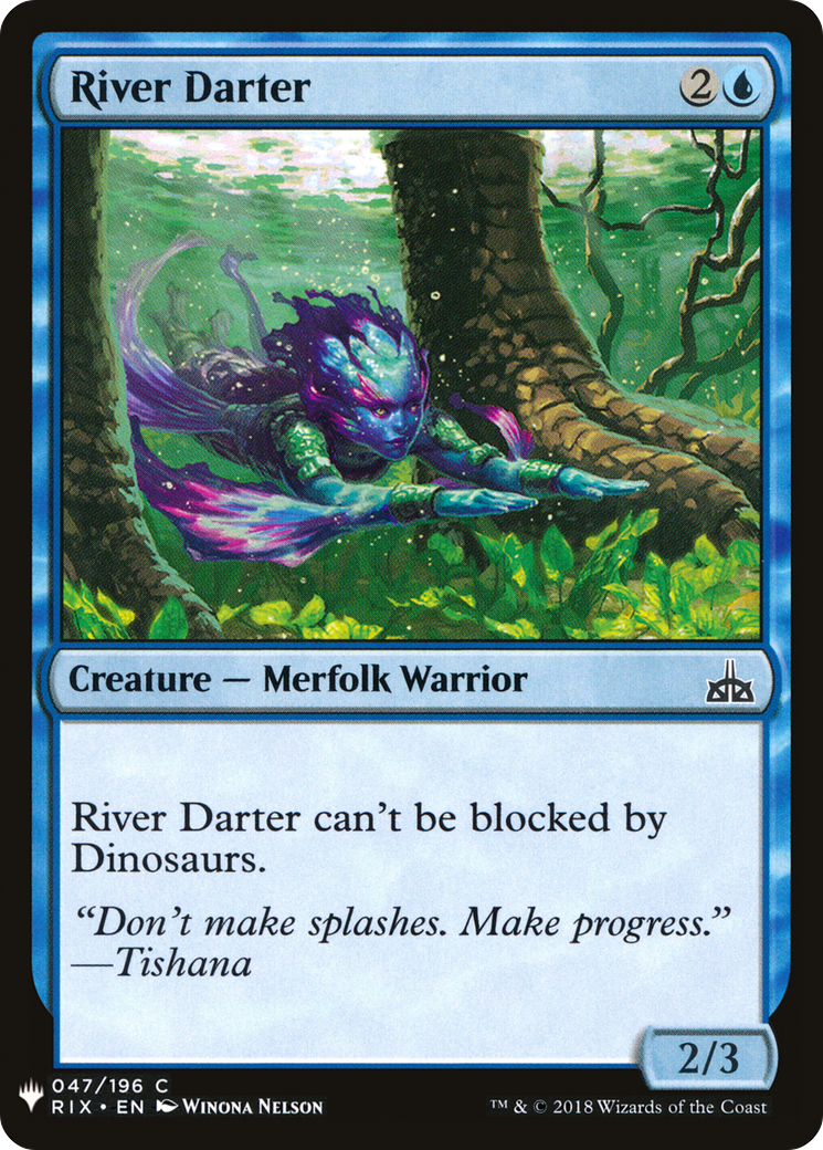 River Darter (LIST-RIX-47) [Mystery Booster] The List MTG Single Wizards of the Coast