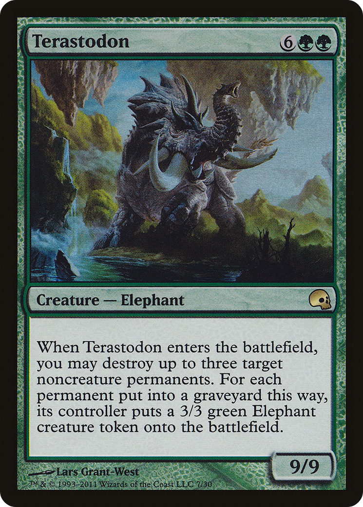 Terastodon (GRV-007) [Misc] Premium Deck Series: Graveborn Foil MTG Single Wizards of the Coast