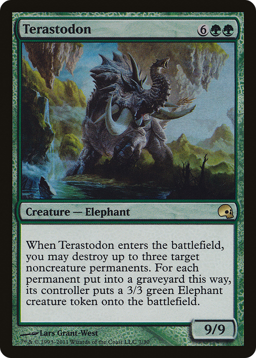 Terastodon (GRV-007) [Misc] Premium Deck Series: Graveborn Foil MTG Single Wizards of the Coast