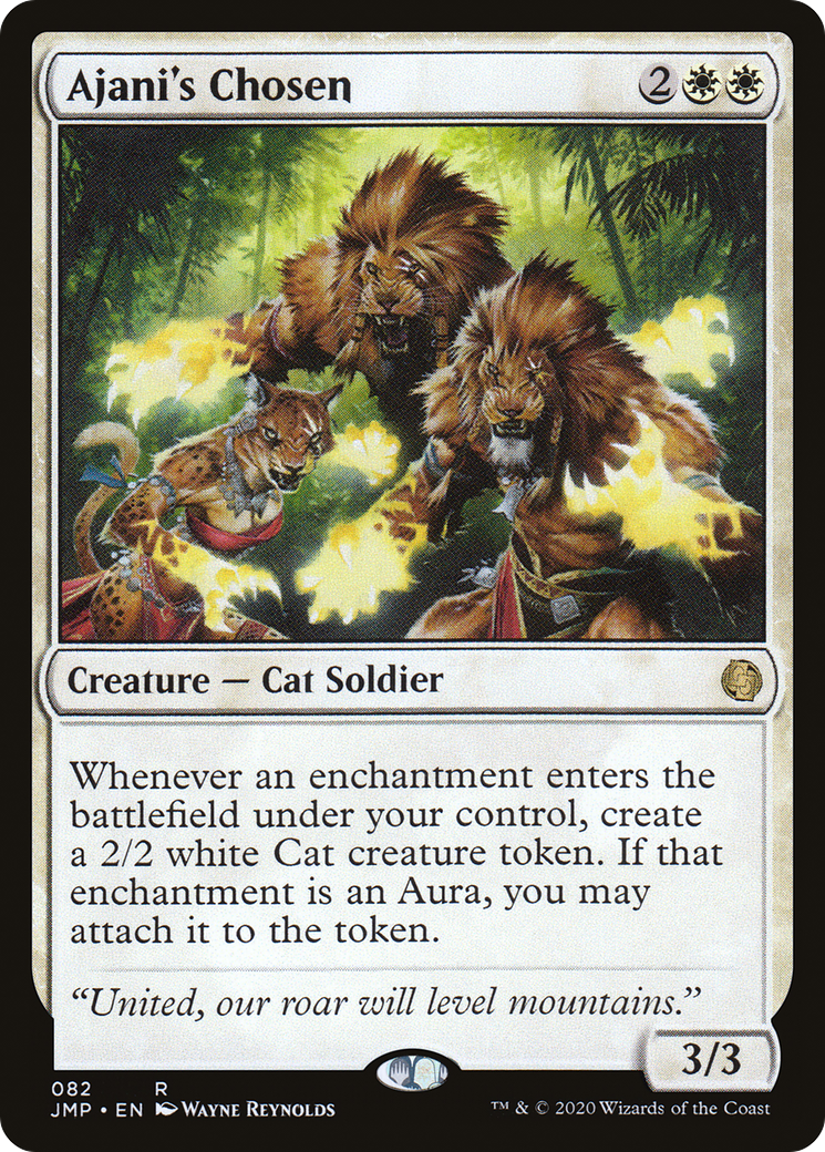 Ajani's Chosen (JMP-082) [Jumpstart] MTG Single Wizards of the Coast