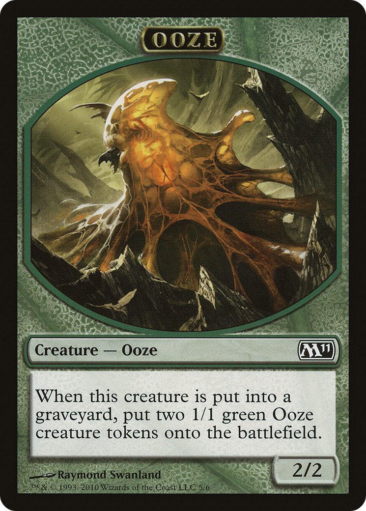 Ooze Token (5) (M11-005) [Tokens] Magic 2011 Tokens MTG Single Wizards of the Coast