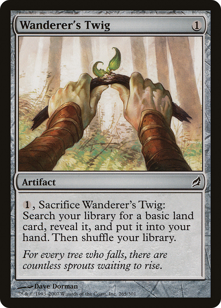 Wanderer's Twig (LRW-265) [Lorwyn] MTG Single Wizards of the Coast