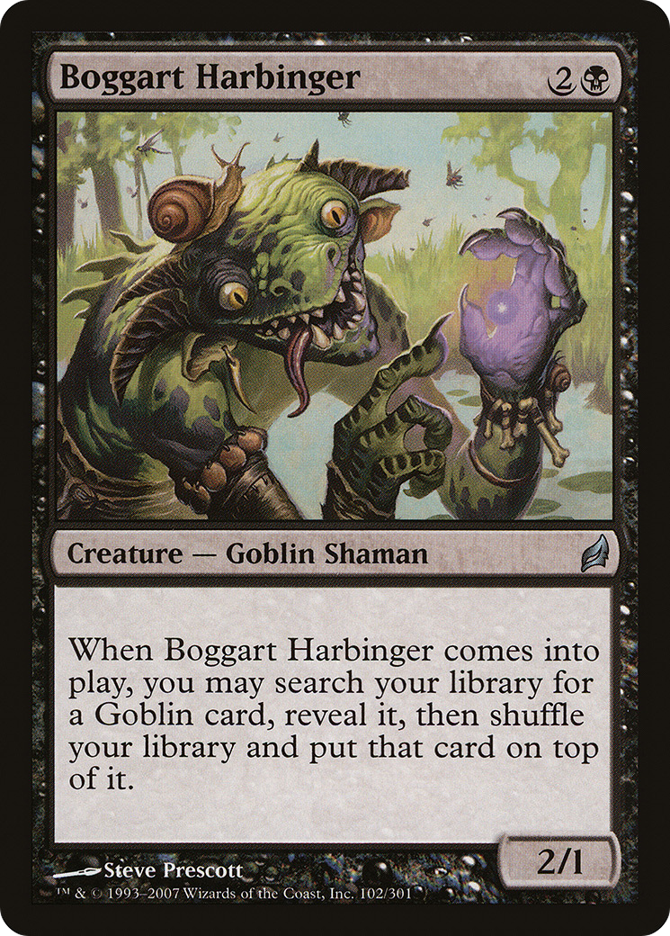 Boggart Harbinger (LRW-102) [Lorwyn] Foil MTG Single Wizards of the Coast