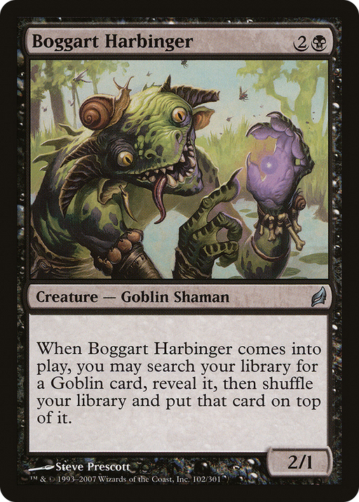 Boggart Harbinger (LRW-102) [Lorwyn] Foil MTG Single Wizards of the Coast