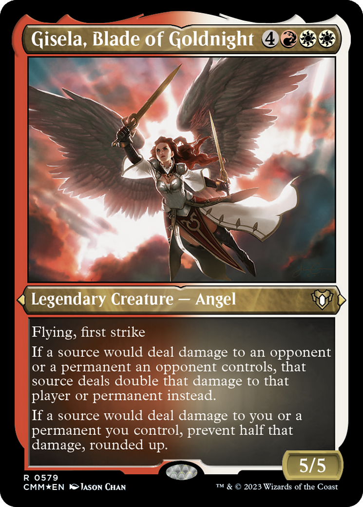 Gisela, Blade of Goldnight (CMM-579) [Commander Masters] Etched Foil MTG Single Wizards of the Coast
