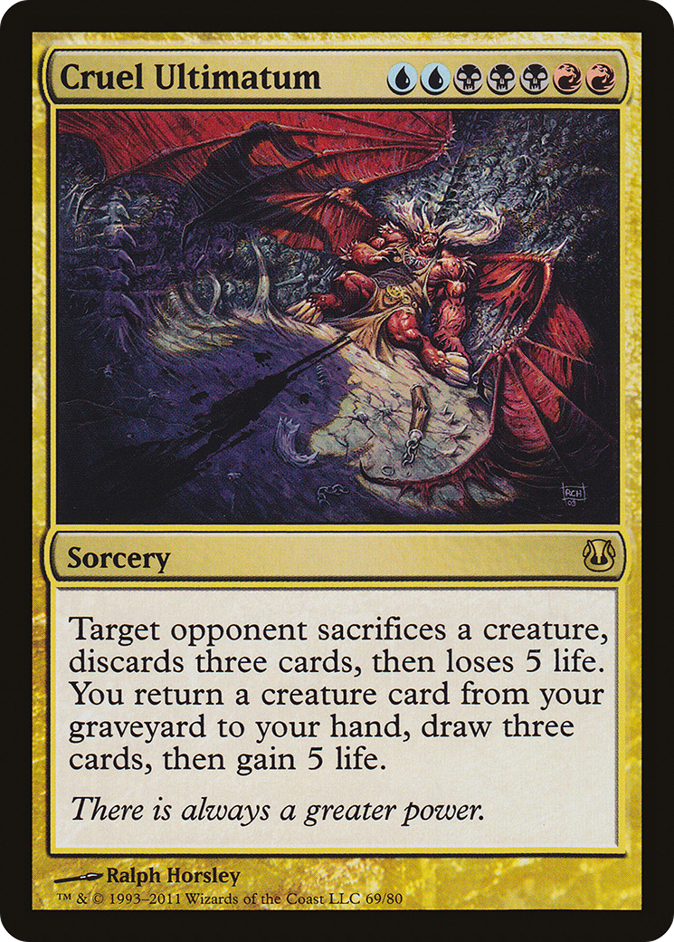 Cruel Ultimatum (DDH-069) [Misc] Duel Decks: Ajani vs. Nicol Bolas MTG Single Wizards of the Coast