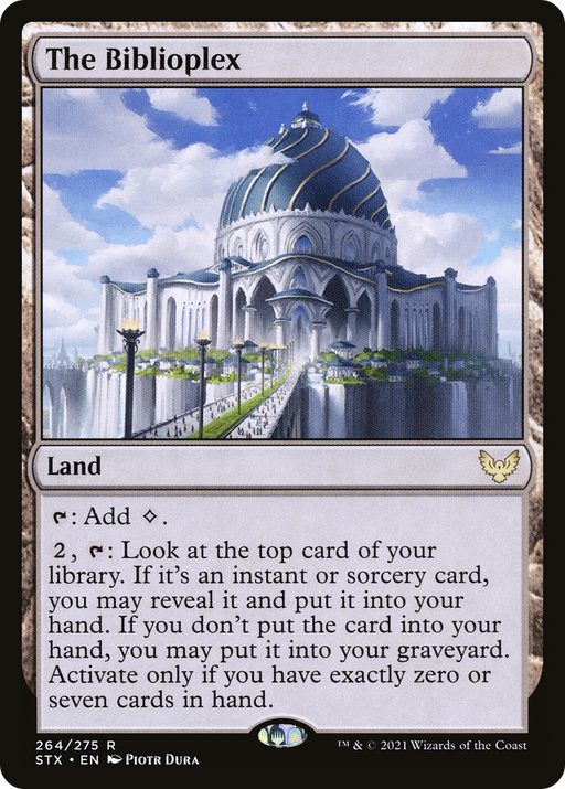 The Biblioplex (STX-264) [Strixhaven: School of Mages] Foil MTG Single Wizards of the Coast