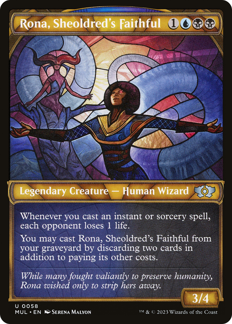 Rona, Sheoldred's Faithful (MUL-058) [Multiverse Legends] (Showcase) Foil MTG Single Wizards of the Coast