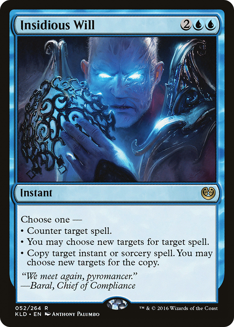 Insidious Will (KLD-052) [Kaladesh] MTG Single Wizards of the Coast