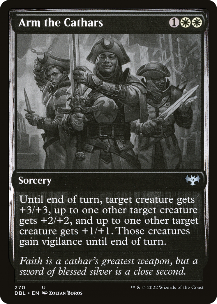 Arm the Cathars (DBL-270) [Innistrad: Double Feature] MTG Single Wizards of the Coast