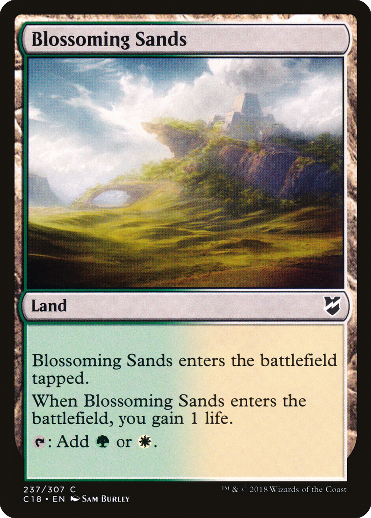 Blossoming Sands (C18-237) [Commander 2018] MTG Single Wizards of the Coast