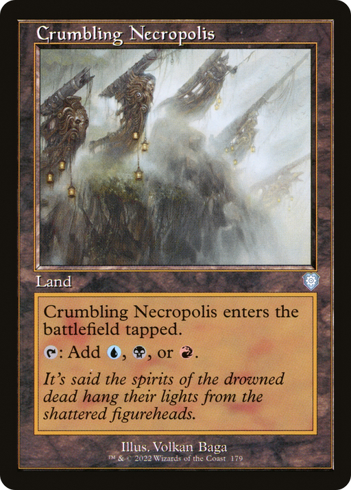 Crumbling Necropolis (BRC-179) [The Brothers' War Commander] MTG Single Wizards of the Coast